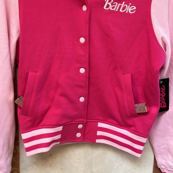 BNWT! Barbie Varsity Jacket - Picture 3 of 6